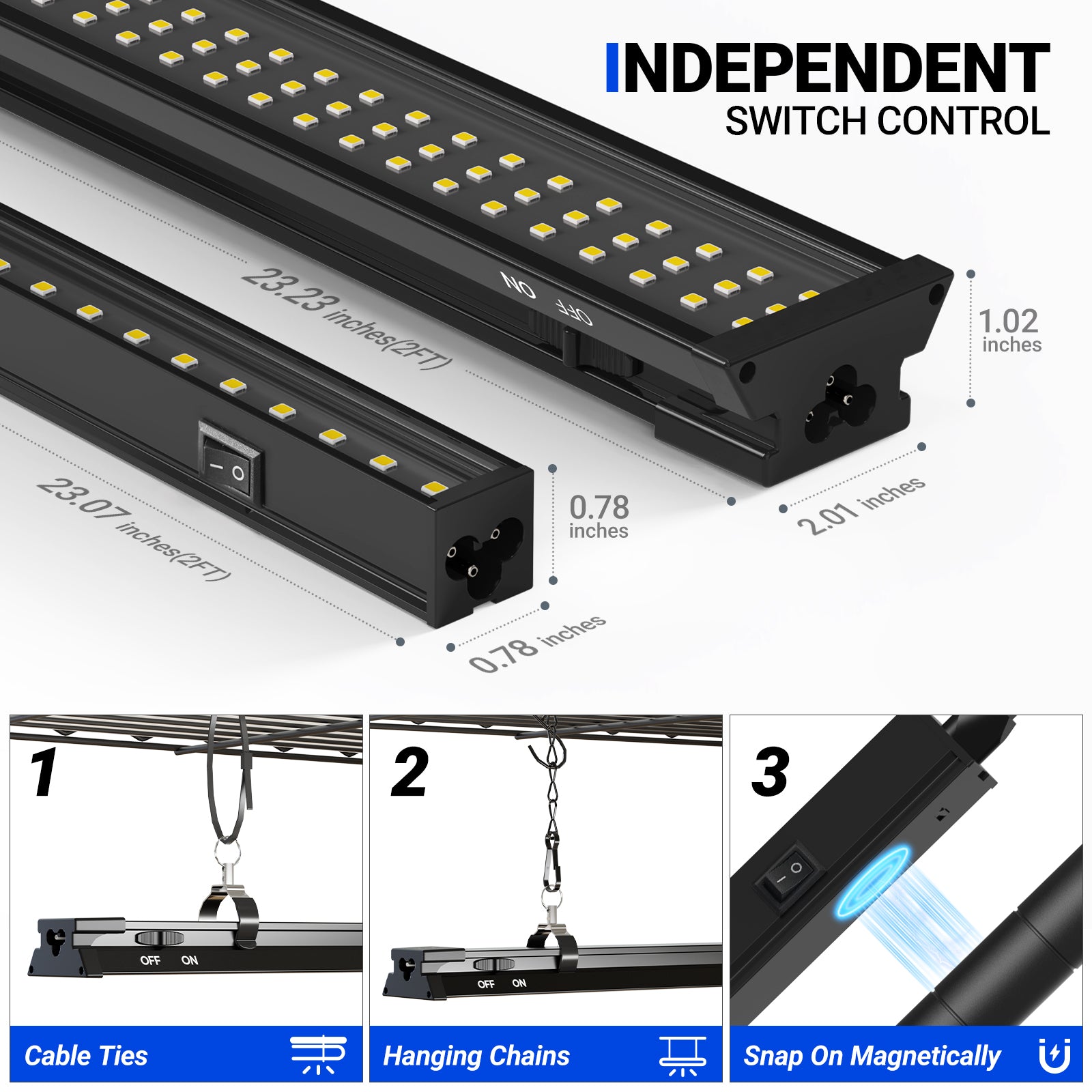 Barrina LH750 Greenhouse with 4-Pack Grow Lights 2FT 5000K | Full Spectrum, Pegboards, Tent, Thermo-Hygrometer & Timer | LH750