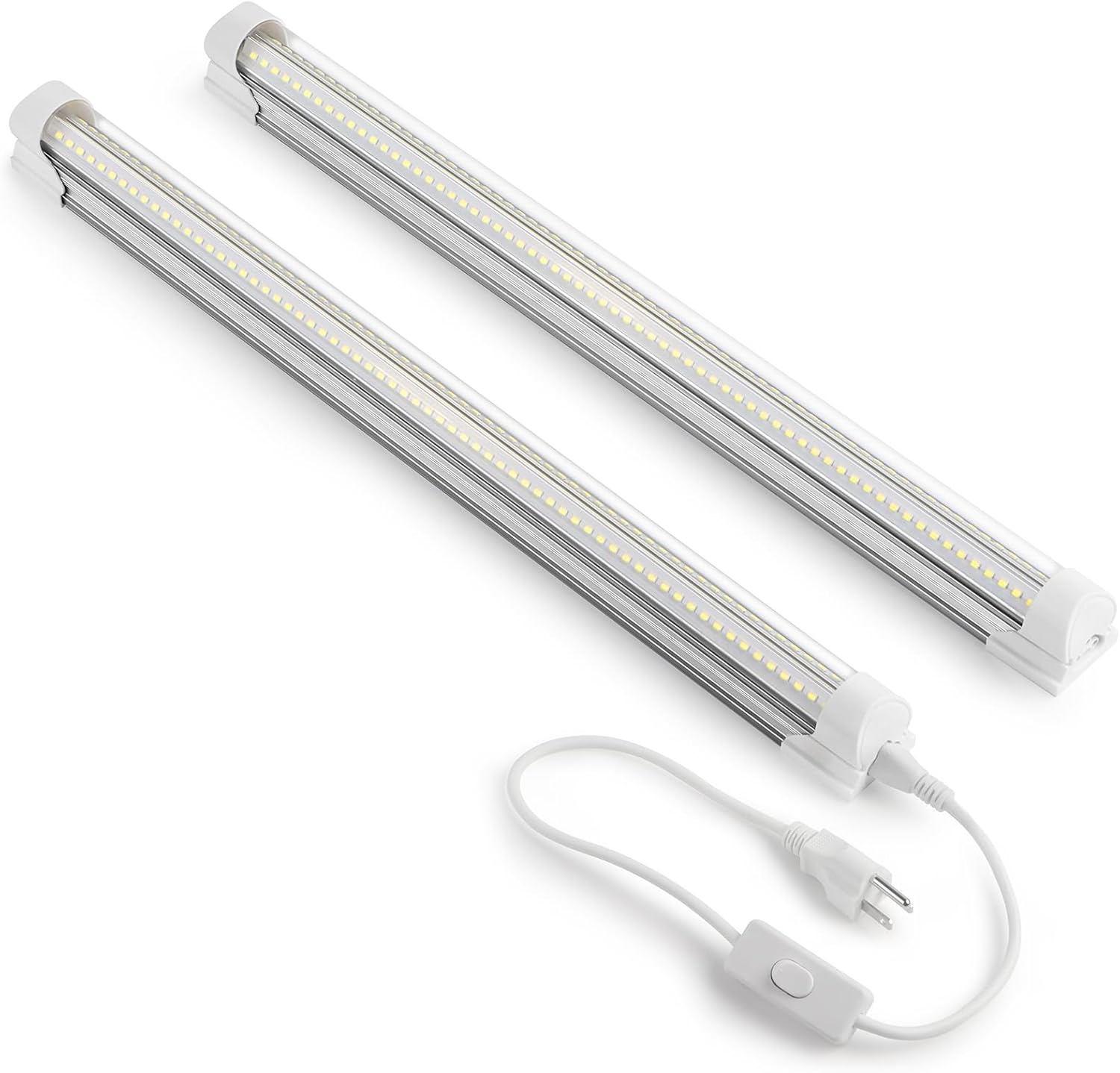 Barrina T8 25W LED Shop Lights 1.5FT 6500K 3450LM | Clear Cover & V Shape Tube | BAD16