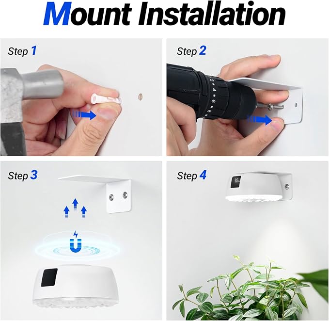 L-shaped Wall Mounted Accessory（white）| For OG03C Grow Lights