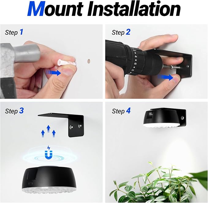 L-shaped Wall Mounted Accessory（black）| For OG03C Grow Lights