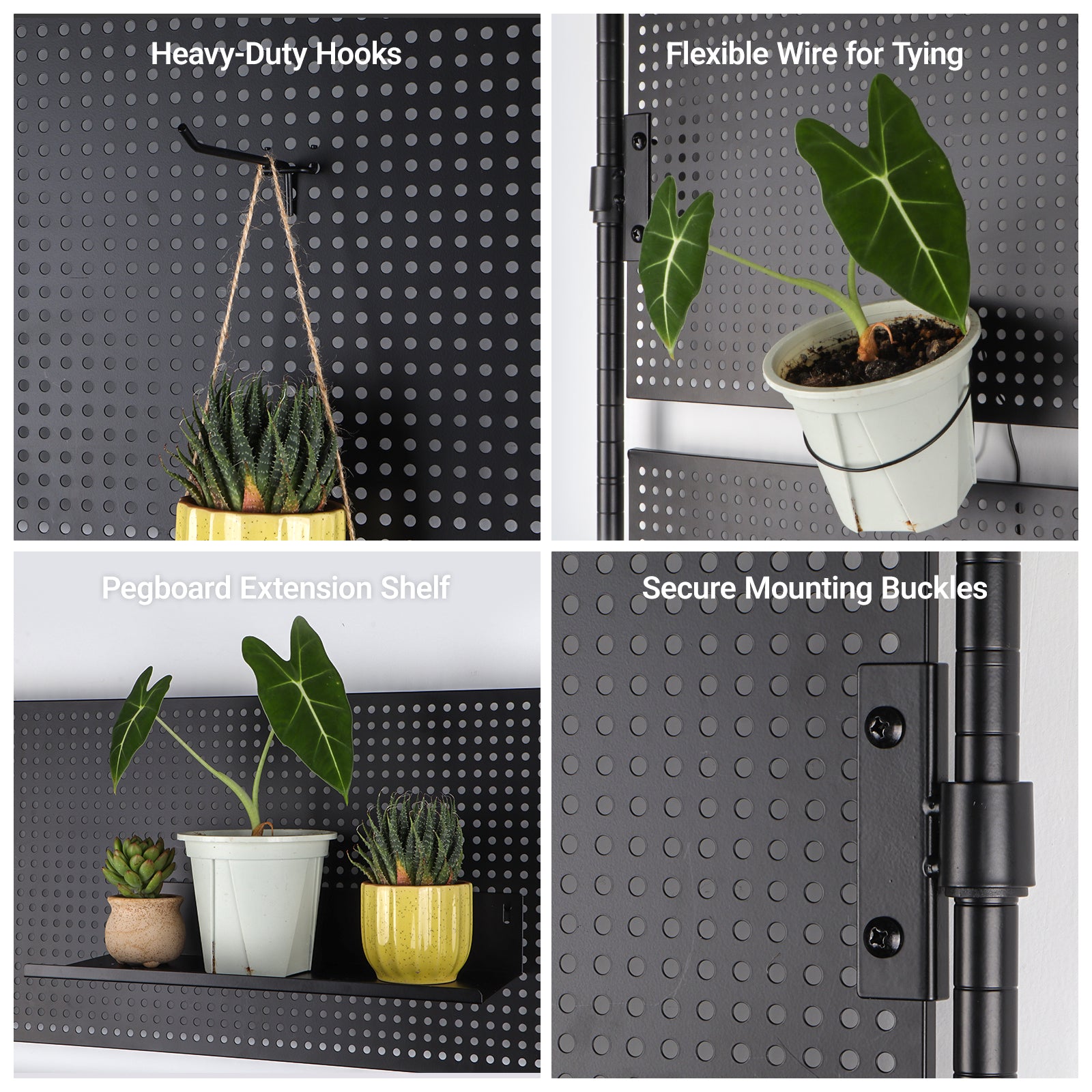 Barrina LH750 Greenhouse with 4-Pack Grow Lights 2FT 5000K | Full Spectrum, Pegboards, Tent, Thermo-Hygrometer & Timer | LH750