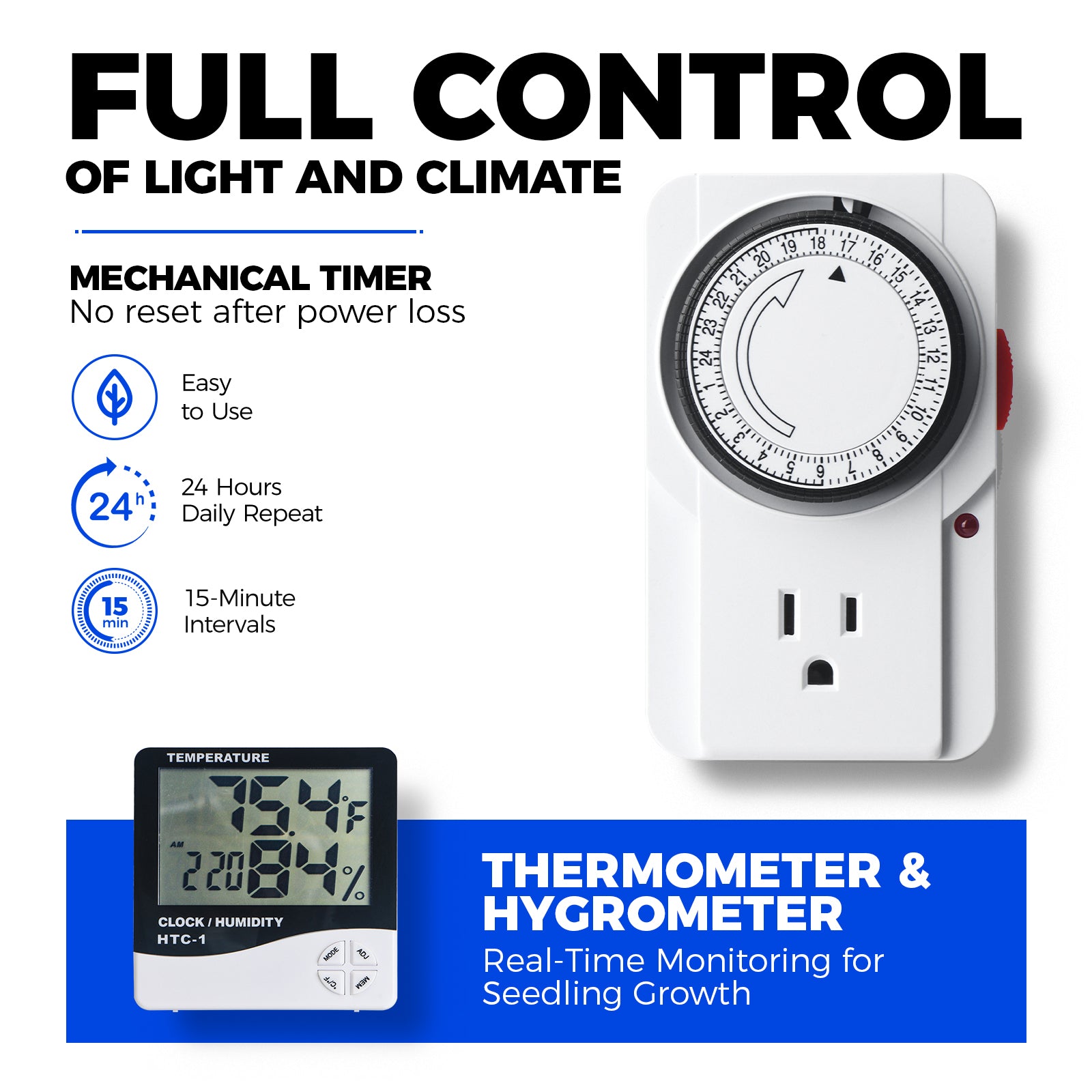 Barrina LP1200 Greenhouse with 4-Pack 50W TX-S50 Grow Lights 3.2FT 5000K | Full Spectrum, Tent, Thermo-Hygrometer & Timer | LP1200