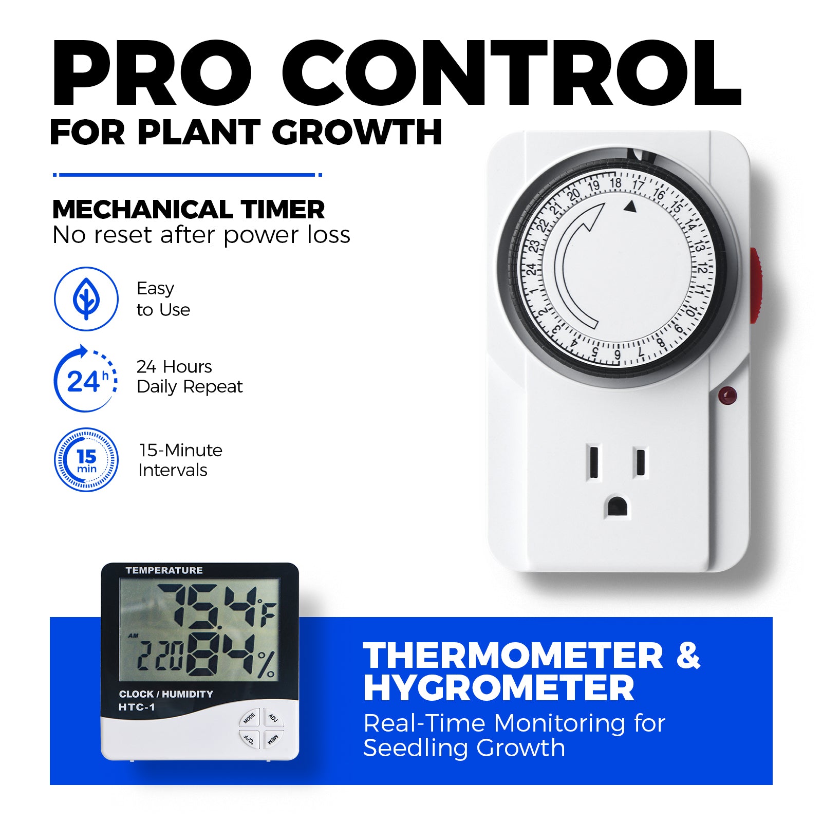 Barrina LP600 Greenhouse with 4-Pack 25W TX-S25 Grow Lights 1.6FT 5000K | Full Spectrum, Tent, Thermo-Hygrometer & Timer | LP600