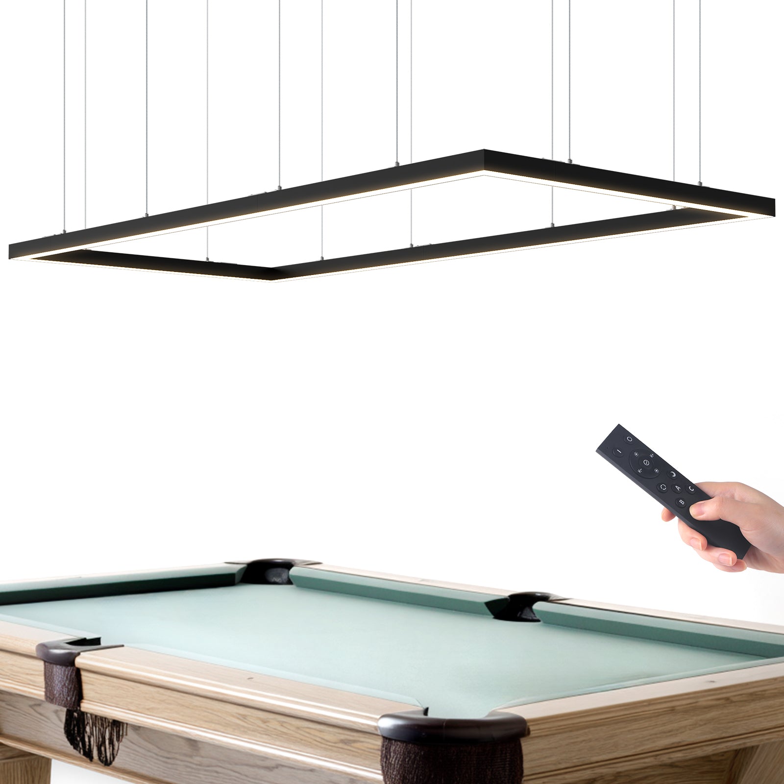 Barrina 4040 Remote Series 3nd-Generation 180W Rectangular Set LED Linear Lights 6FT * 3FT 3000K - 6000K 15000LM | Seamless Connection & Color Changing
