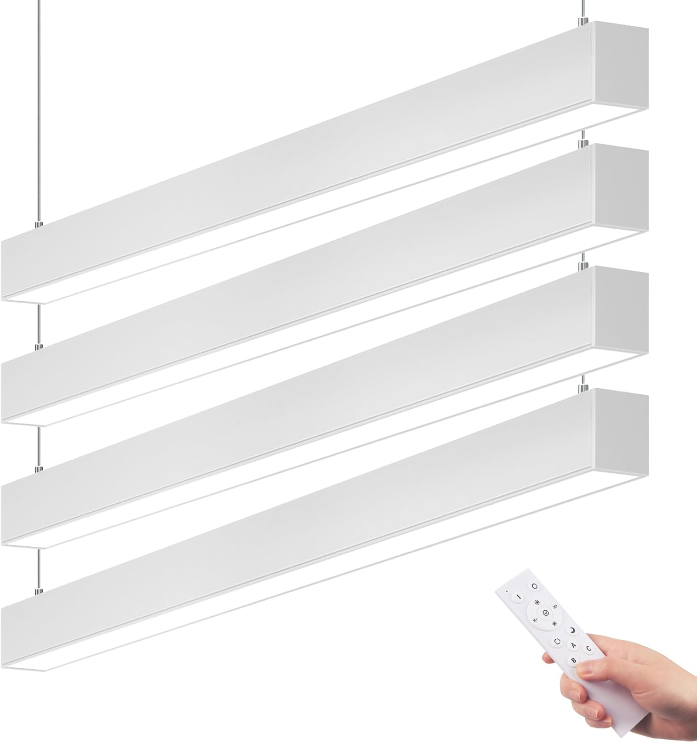Barrina 5568 Remote Series 2nd-Generation 45W LED Linear Lights 4FT 3000K - 6000K 4500LM | Seamless Connection & Color Changing