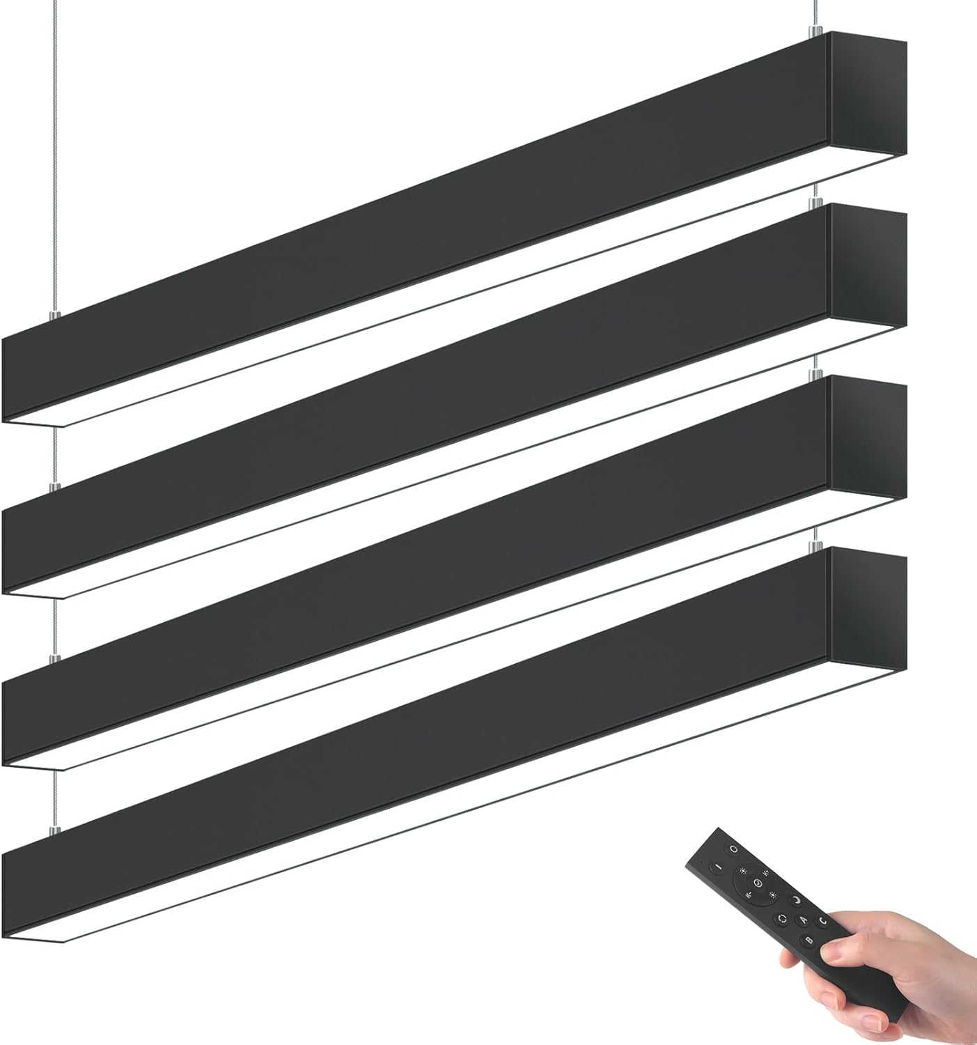 Barrina 5568 Remote Series 2nd-Generation 45W LED Linear Lights 4FT 3000K - 6000K 4500LM | Seamless Connection & Color Changing