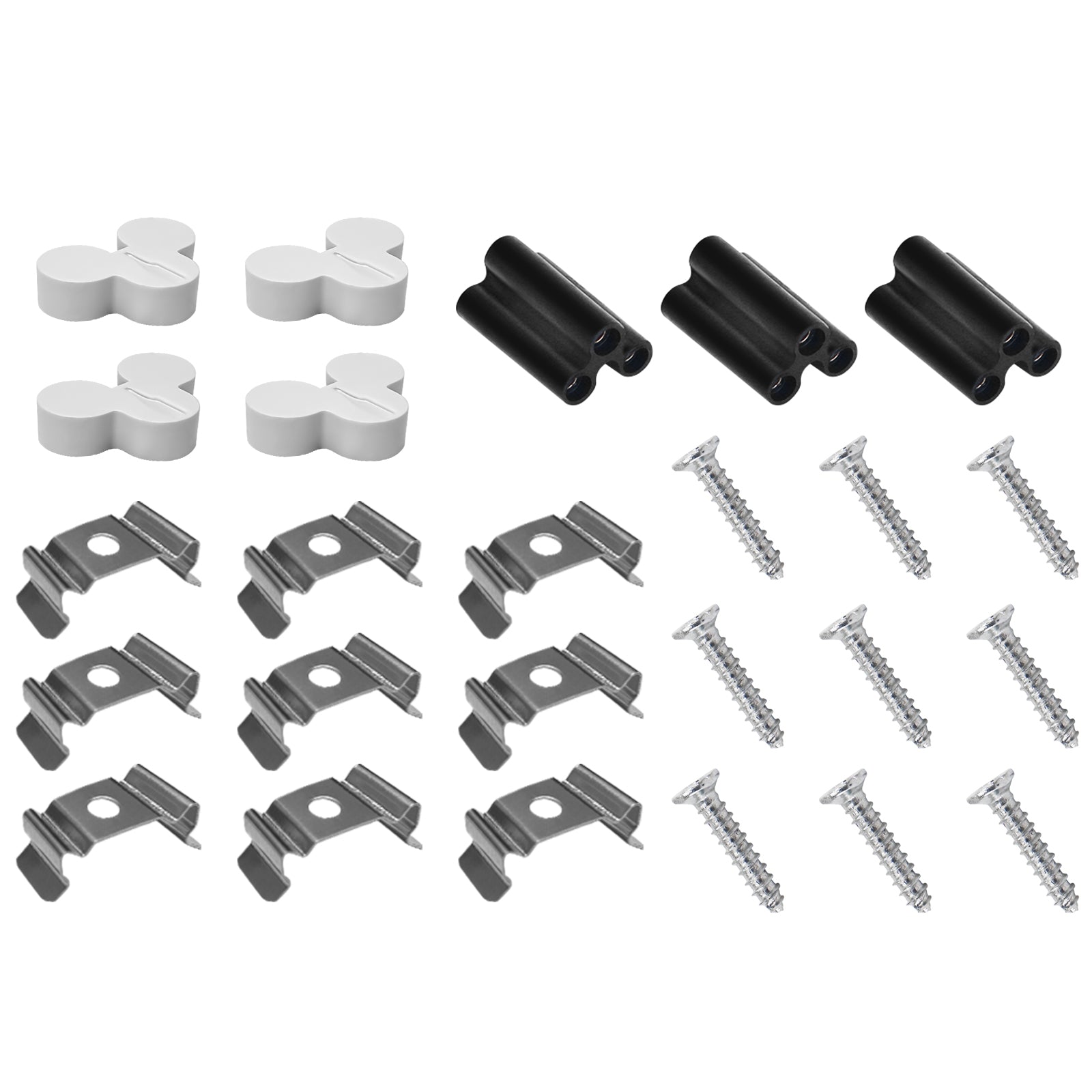 Accessories for Barrina T5 LED Grow Lights Magnetic Version (Black Cover) 4 Pack