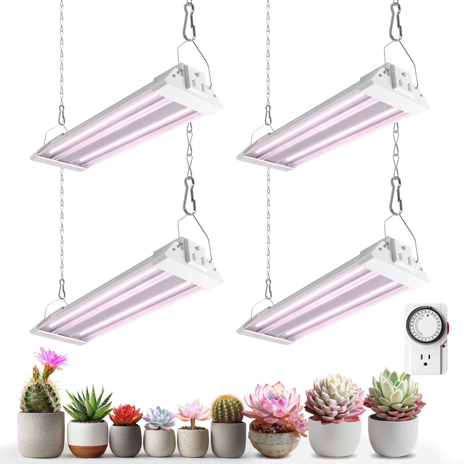 Barrina TX18 18W LED Grow Lights 1FT Purple Light | Full Spectrum & Linkable | TX-18