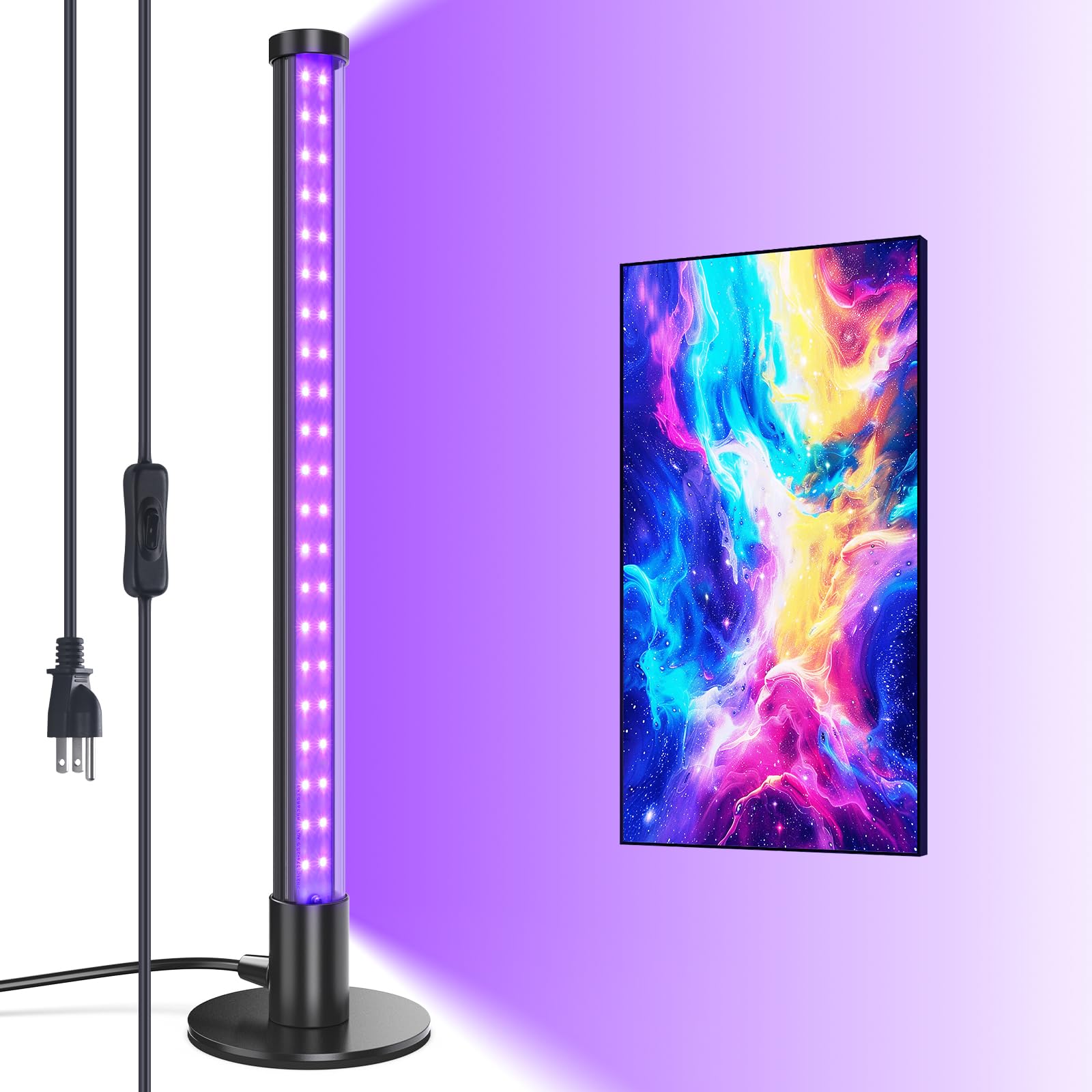 Barrina T10 14W LED Standing UV Black Lights 1FT | 385-400nm Ultraviolet Wavelength | T1014