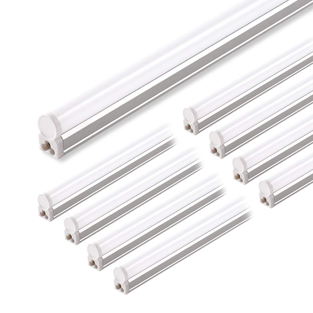 Barrina T5 20W LED Shop Lights 4FT 5000K 2200LM 8 Pack | Linkable & EMC | AAL20